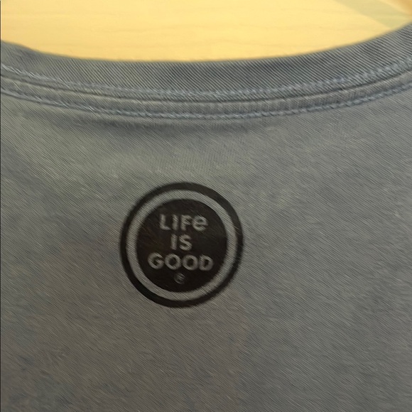 Life is Good Women’s size L Blue T-Shirt - Kindness is Free - Picture 3 of 5